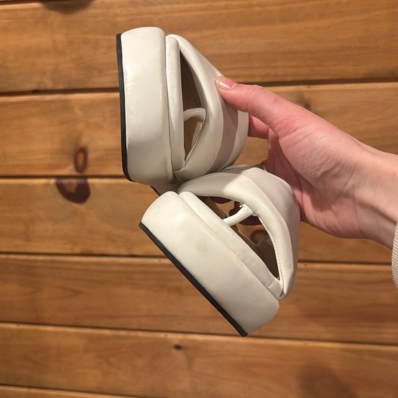 SIMON MILLER taffy platform slide sandals - Picture 4 of 11